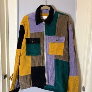 Urban Outfitters Multicolor Patchwork Corduroy Jacket